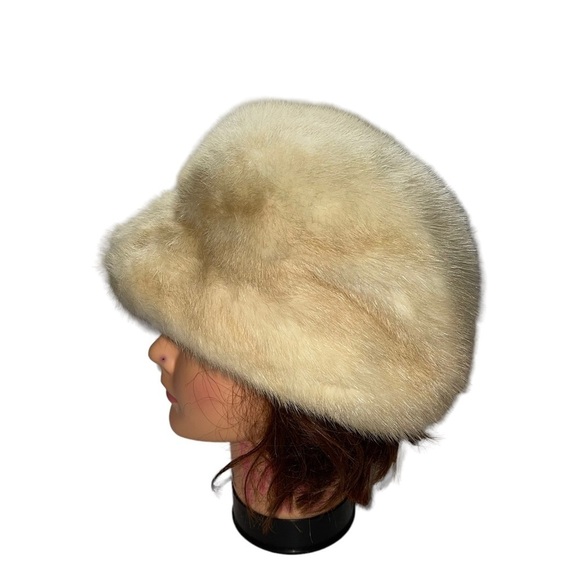 Vintage Women Real Fur Hat